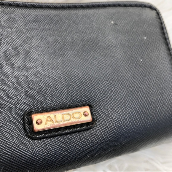 Aldo Black Zip Up Wallet - Picture 2 of 12